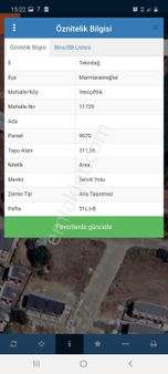 Satılık Yatırımlık İmarlı Arsa Tekirdağ Marmaraereğlisi Yeniçiftlik