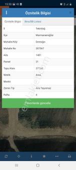 Satılık Yatırımlık İmarlı Arsa Tekirdağ Marmaraereğlisi Yeniçiftlik