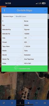 Biens'ten Üçpınarda Resmi Yolu Olan Hisseli Tarla