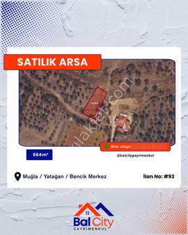 Balcity Gayrimenkul'den Muğla Yatağan'da Villa İmarlı 564 M² Satılık Arsa