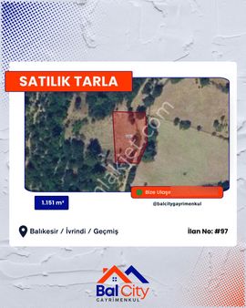 Balcity - Balıkesir İvrindi Geçmiş Köyü’nde 1.151 M2 Yatırım Fırsatı