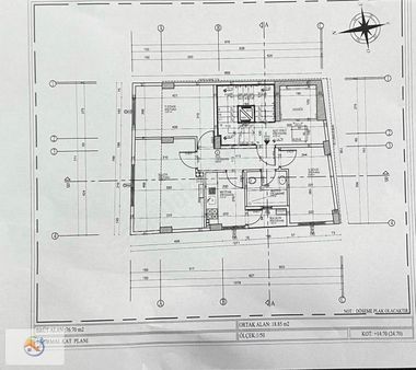 Gökalp Satılık 2+1 Tek Daire Üzeri 4. Kat Daire Köşe Başı Binada
