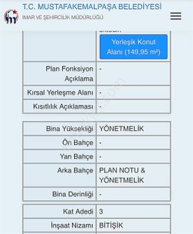 Ersay'dan Satılık Arsa-atariye Mh-bitişik Nizam