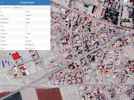 İşyapar Gayrimenkul’den Karapınar Hotamış Mahallesinde 2 Kata İmarlı 1,075 M² Müstakil Arsa