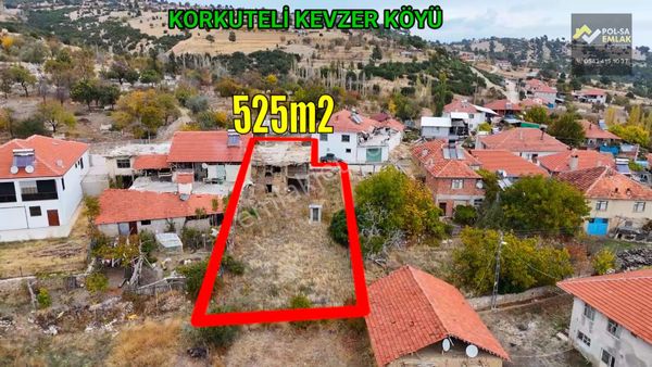✅korkuteli✅kevzer Köyü✅satılık 525m2 Arsa ✅elektrik Su Abonesi Var✅tapuda Ev Kayıtlı