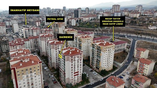 E.gökal Tam Çarşı Merkez Toki ! 3+1 Ara Kat ! Eşyalı Kiralık !