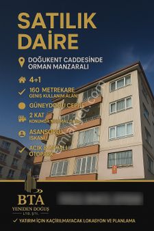 Akşemsettin Orman Manzaralı Katta 4 + 1 Satılık Daire