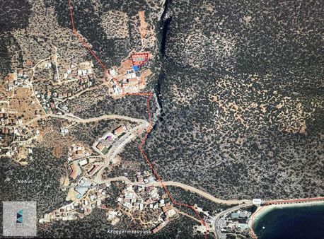 Soft Emlaktan Kaş Gökseki'de 2350m2 Deniz Manzaralı Parsel
