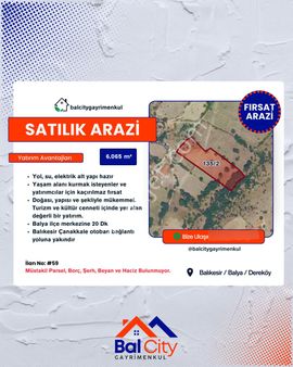 Balcity'den Balıkesir Balya 'da Kargir Ahır Bulunan İmarlı, Kaçırılmayacak Yatırım –fırsatı