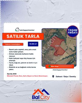 Balcity'den 19 Dönüm Tarlan Olsun, Geleceğin Güvencede Olsun!