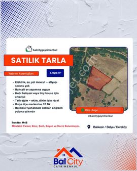 Balcity’den Balıkesir Mücavir Alanda Köy Yaşam Hayalinizi Burada Gerçekleştirin!