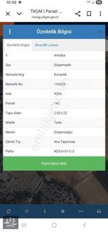 Kovanlıkta Yatırımlık Uygun Fiyata Tapulu Tarla