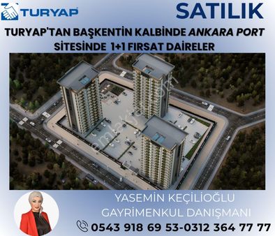 Pursaklar Saray'da Ankara Port Sitesi 1+1 Fırsat Daireler