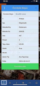 Döşemealtı Düzlerçamı İmarlı Villa Arsası