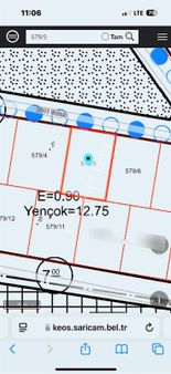 Boynuyoğun Mah 266 M2 Tek Tapu 4 Kata İmarlı Satılık Arsa