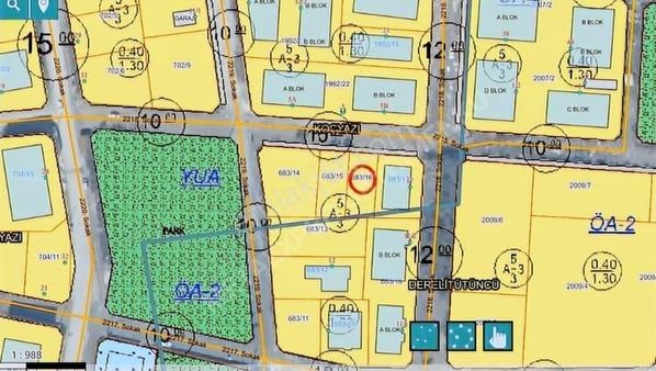 Dereli De 3 Kat İmarlı Arsa