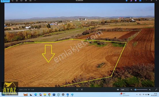 Kırklareli Merkezde Şehrin Hemen Yanıbaşında Satılık Tarla