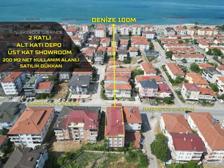 İşlek Cadde Üzerinde 200 M2 Üst Kat İş Yeri Alt Katı Depo Dükkan