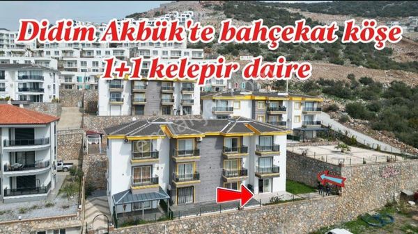 Didim Akbük'te Deniz Manzaralı Bahçe Kat 1+1 Daire