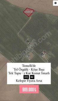 Sincan Temellide (bu Haftaya Özel) İmarlı Tek Tapu 600m2 Arsa