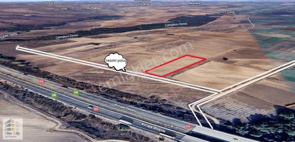 Edirne Havsa Taptık Köyünde, Otoban Kenarında 5.585 M² Tarla