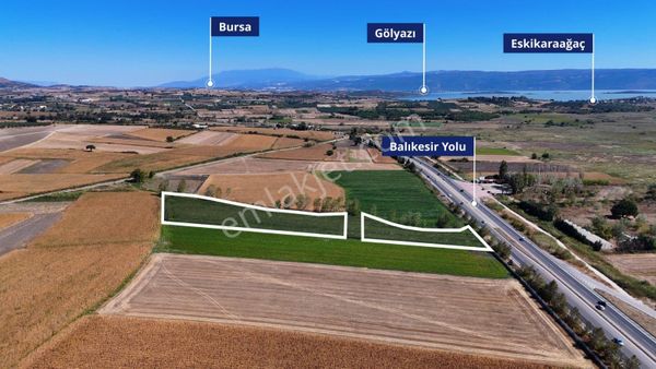 Cb Black'tan Karacabey Eskikaraağaç'ta 9700 M2 Satılık Tarla