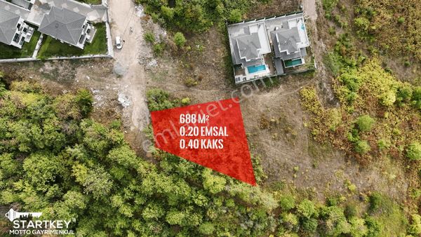 Kılıçarslan'da Deniz Ve Şehir Manzaralı 688m² %20 Emsal 2 Kat