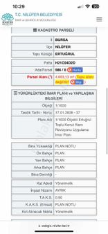 Cb Black'tan Nilüfer Ertuğrul'da Emsalsiz Arsa