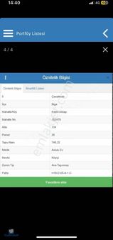 Çanakkale Biga Kaldırımbası'nda Köy İçi Arsa