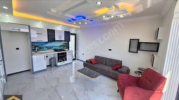 Altınkum'da Satılık 1+1 Full Eşyalı Asansörlü Lüks Sıfır Daire