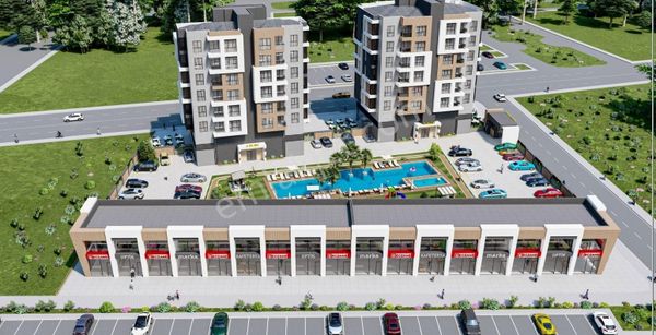 Sütçüler, Hastane Karşısı Havuzlu Site'de 1+1 Satılık Daire