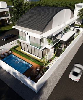 Muratpaşa Ermenek Villa Tadında 1+1 Lüks Havuzlu Satılık Daire