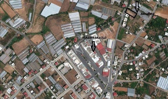 Alanya Gazipaşa Merkez Toptancı Hali Karşısında Fırsat Arsa