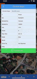 Konya Seydişehir Şehir Merkezinde Fırsat Satılık Arsa