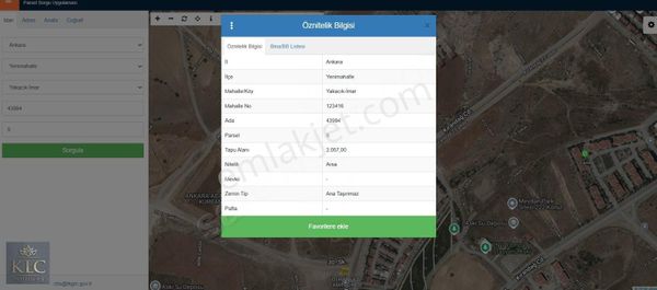 Klc Yatırım A.ş.'den Yakacık-imar' Da 0,85 Emsalli 275m² Hisse