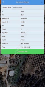 Aydın Didim Akyeniköy 763m2 Arsa