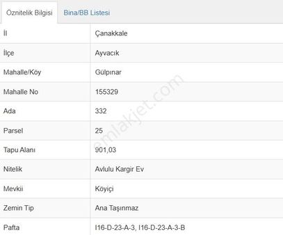 Eu Gayrimenkul'den 900 Metrekare 30/60 İmarlı Arsa