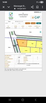 Manavgat İlicaya Yakin Evreseki İincirili Pınar Mahallesinde Satılık Köşe Arsa