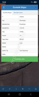 Etimesgut Elvan Mah Satılık Tek Tapu Fırsat Arsa