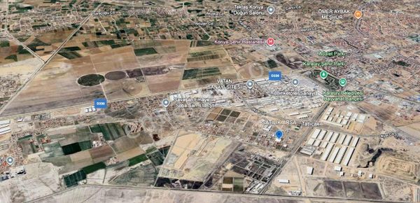 Konya Karatayda Sanayi Bölgesinde Satılık Yatırımlık Arsa