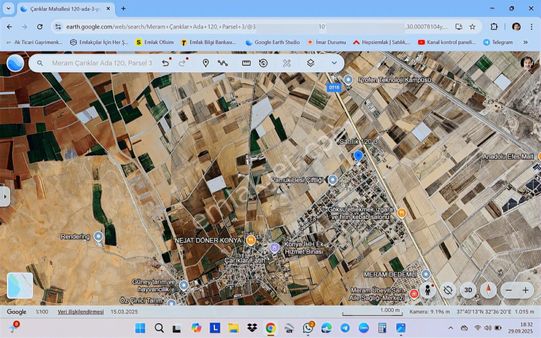Satılık Yatırımlık Arsa - Konya / Meram / Çarıklar Mahallesi