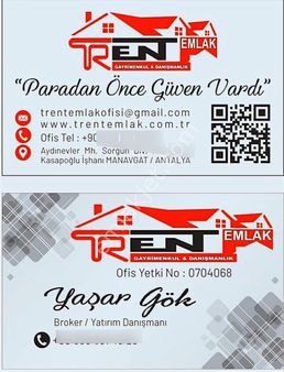 Trent Emlaktan Akseki Mahmutlu Köyünde 6191m² Satılık Tarla