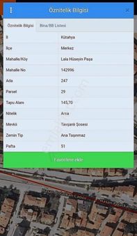 Kolçan Emlak'tan Lalahüseyin Paşa'da Satılık Arsa
