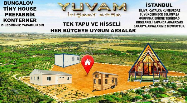 Yuvam'dan Çatalcada Bungalow Koymaya Uygun 16.384 M2 Fırsat Arsa