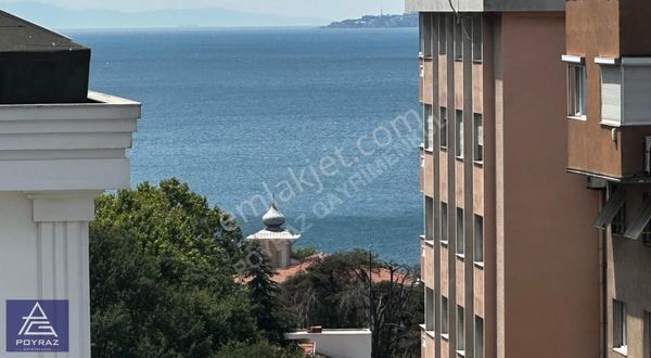 Poyraz'dan Caddebostan Sahilde Katta Tek Deniz Manzaralı 3+1