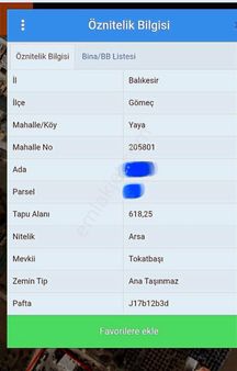 Sancak Emlaktan Gomecte Konut İmarli Arsalar Farkli M² Lerde