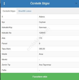 Adana/ceyhan/sarımazı Mah. Yatırım'ın Yeni Adresin'de Arsa