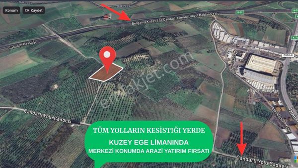 Kuzey Ege Limanı Ve Çandarlı'da Yatırım Fırsatı (16204 M2)