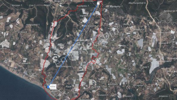 Antalya Manavgat Örenşehir Mahallesi Satılık Tarla