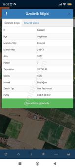Kaçmaz Emlaktan Yeşilhisarda Tarla İçinde Ahır Ve Ev 29 Dönüm